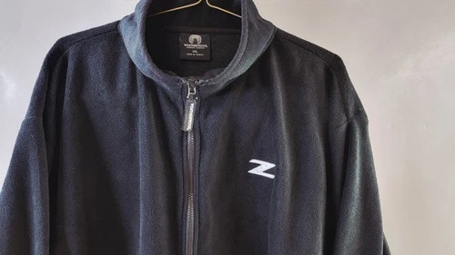 Weatherproof Nissan 350Z Logo XXL Black Fleece Full Zip Jacket Sweater New NWT  image 3