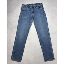 Kut from the Kloth Straight Leg Jeans Womens 10 Blue Denim SP094MJ6 Stretch
