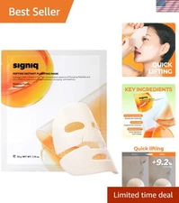 Dual-Sided Peptide Hydrogel Sheet Mask - Clinically Tested for Skin Elasticity