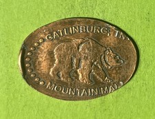 Elongated Penny Mountain Mall, Gatlinburg, TN - Bear
