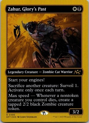 Zahur, Glory's Past (First-Place Foil) Foil R Aetherdrift 495 NM