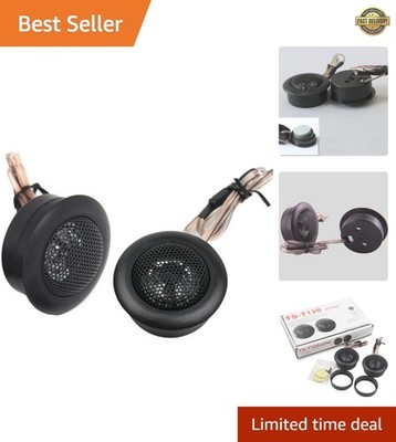 Effortless Install 1-Inch Car Tweeter System - 200 Watt Dynamic Sound Pair