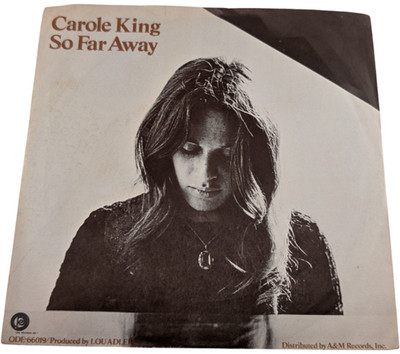 Carole King So Far Away Smackwater Jack 45 (1971 US ODE-66019) VG/VG