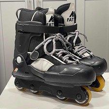 Vintage K2 Fatty Skates Rollerblades Size 8 Street Hockey