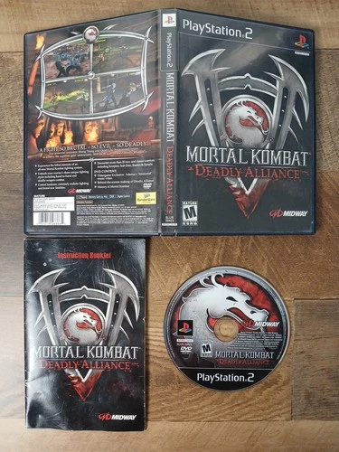 Mortal Kombat: Deadly Alliance (Sony PlayStation 2, 2002) PS2 CIB - Tested
