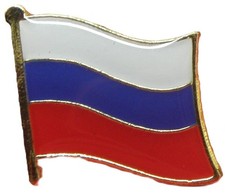 Russia Russian Flag Pin Badge Brooch