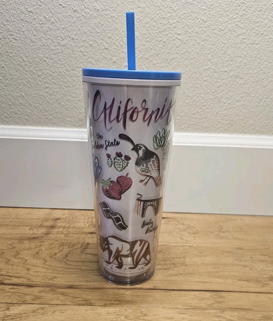 Starbucks Spring 2019 California State Venti Tumbler 24 oz Cold Cup | eBay