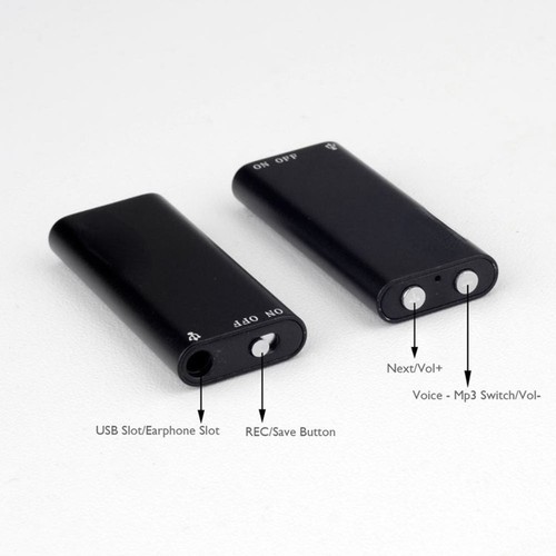 Ultra-Thin Voice Recorder Digtal Sound Activated Dictaphone Noise Reduce1502 - Picture 4 of 6