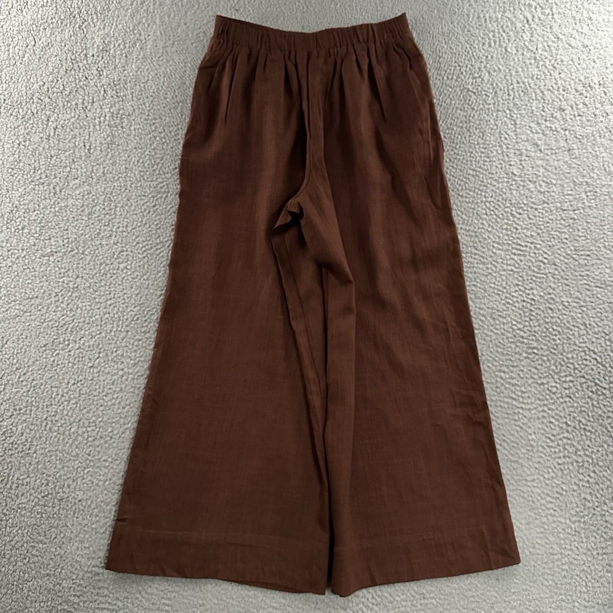 House Of Harlow 1960 Womens Pants Brown Small Wide Leg High Rise