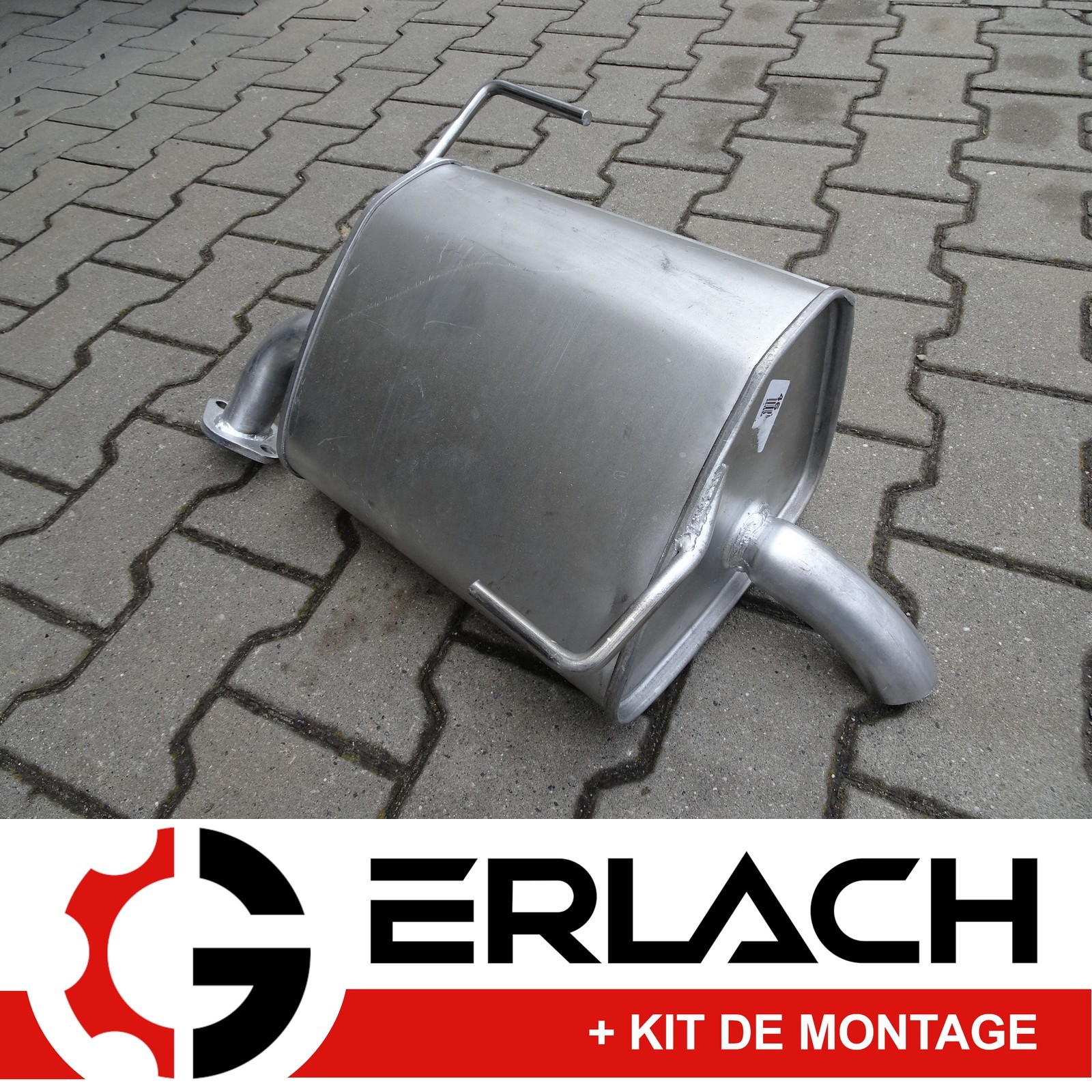 Silencieux arrière pour Subaru Outback 3.6 et Legacy 3.6 essence en acier
