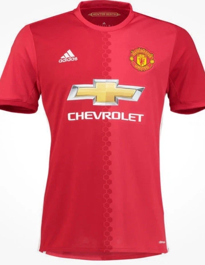 CLEARANCE | adidas | Red Manchester United Jersey | Youth Large