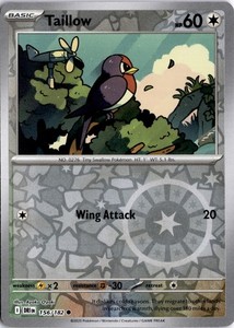Taillow 156/182 Reverse Holo Destined Rivals