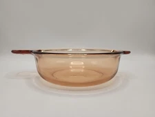 Corning Pyrex "Vision Amber" Large Open Grab A Meal - V240B - NO LID