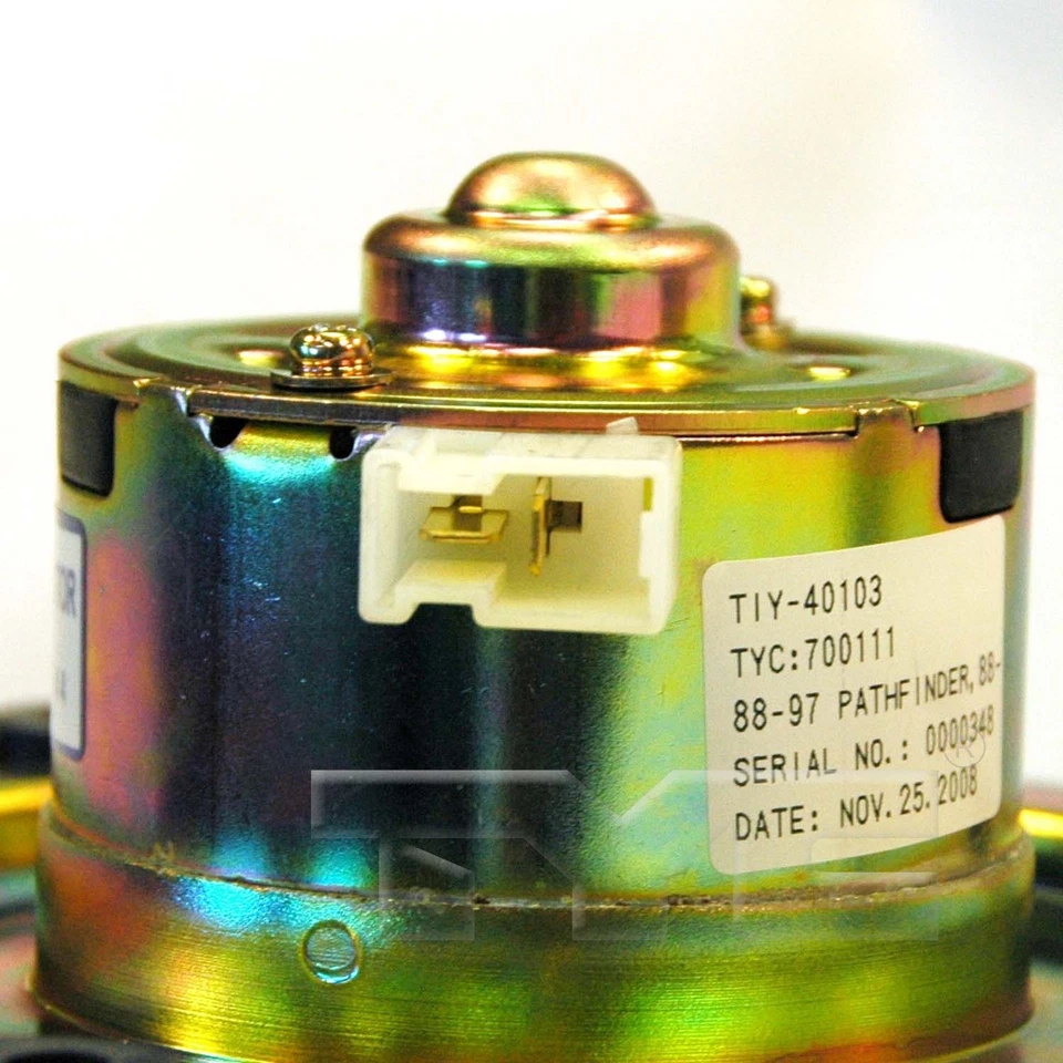 Conjunto de soplador condensador de aire acondicionado TYC 700111 para camioneta Nissan D21 Pathfinder 86-97 Foto 3 de 4