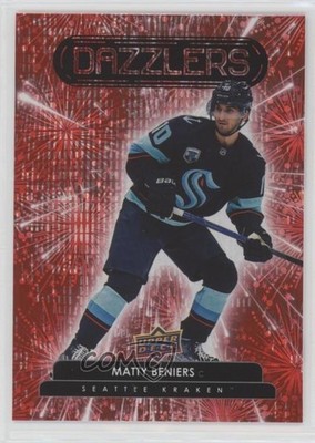 2022-23 Upper Deck Series 1 Dazzlers Red Matty Beniers #DZ-18 Rookie RC 05u8