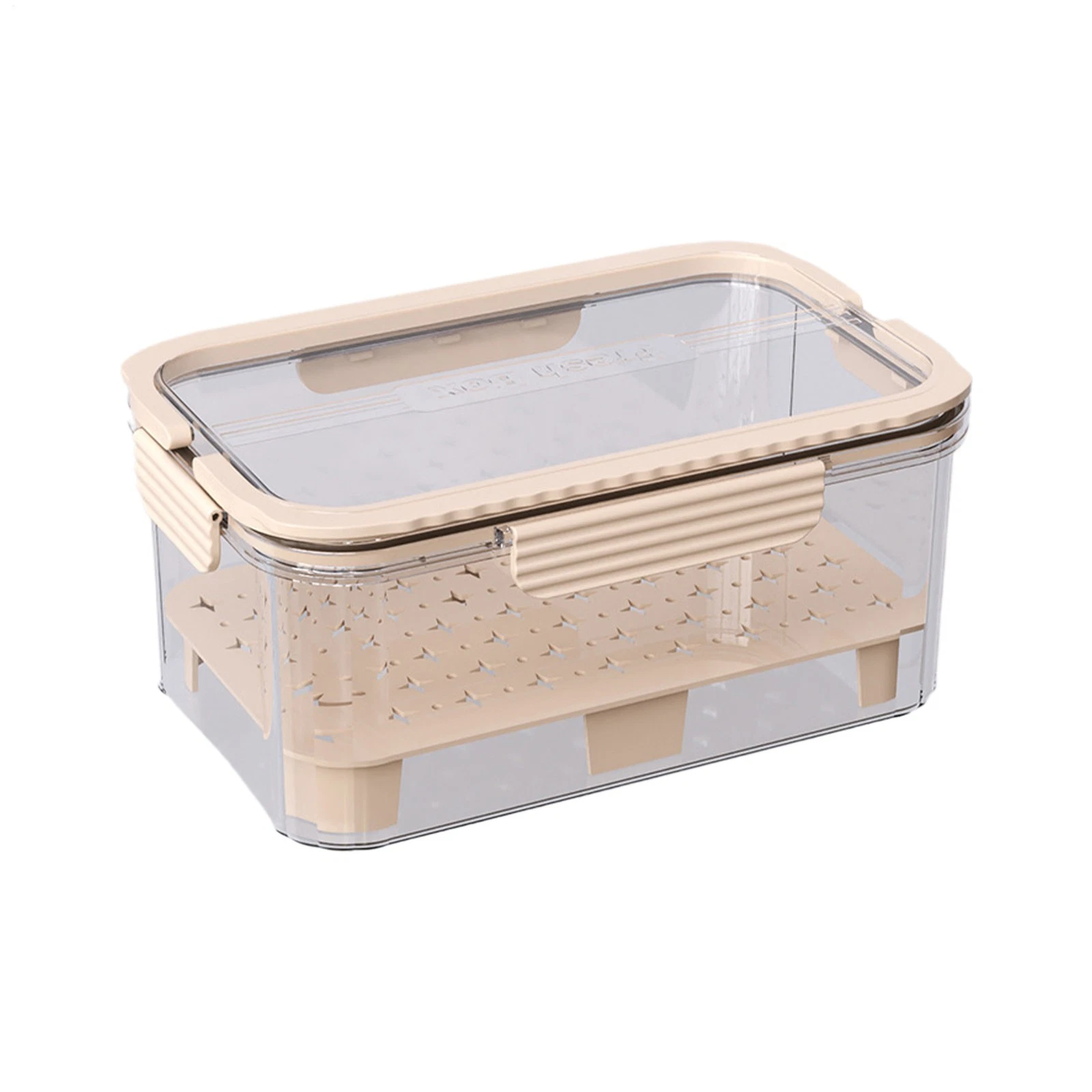 Lettuce Container For Fridge Portable Tight Seal Clear Crisper Box Refrigerator
