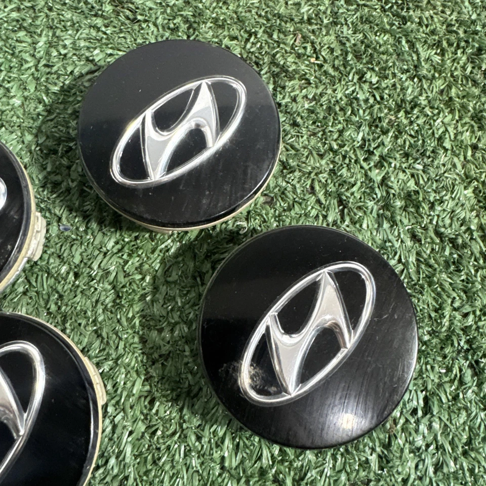 HYUNDAI AZERA GENESIS SANTA FE KONA 4 WHEEL RIM HUB CAP HUBCAP CENTER COVER - Image 2 of 4