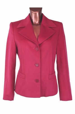 DINOMODA  LUXUS DAMEN BLAZER Gr.38  Business City Jacke Angora+Wolle TOPTREND