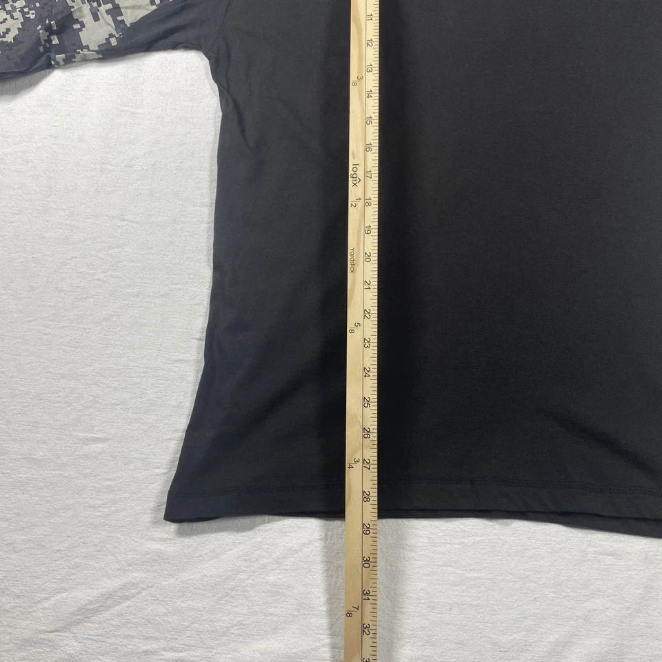 Camisa de Combate Rothco Ejército Para Hombres Mediana Negra Urbana Digital Camuflada Táctica Militar Foto 4 de 4