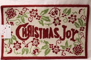 Francesca Collection Christmas Joy Holiday Area Rug S 20x32 Red Christmas Joy Holiday Area Rug