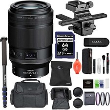 Nikon NIKKOR Z MC 105mm f/2.8 VR S Macro Lens w/ Essential Accessories Bundle