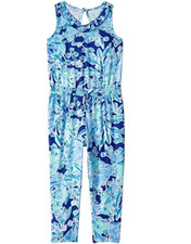 Lilly Pulitzer L6546 Girl's Multicolor Vala Jumpsuit Size XS