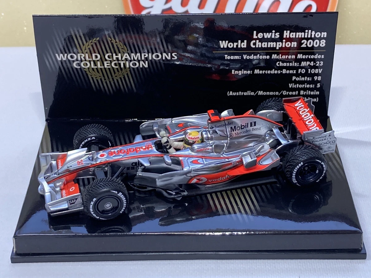 MINICHAMPS 1/43 McLaren Mercedes MP4-23 Lewis Hamilton World Champion 2008