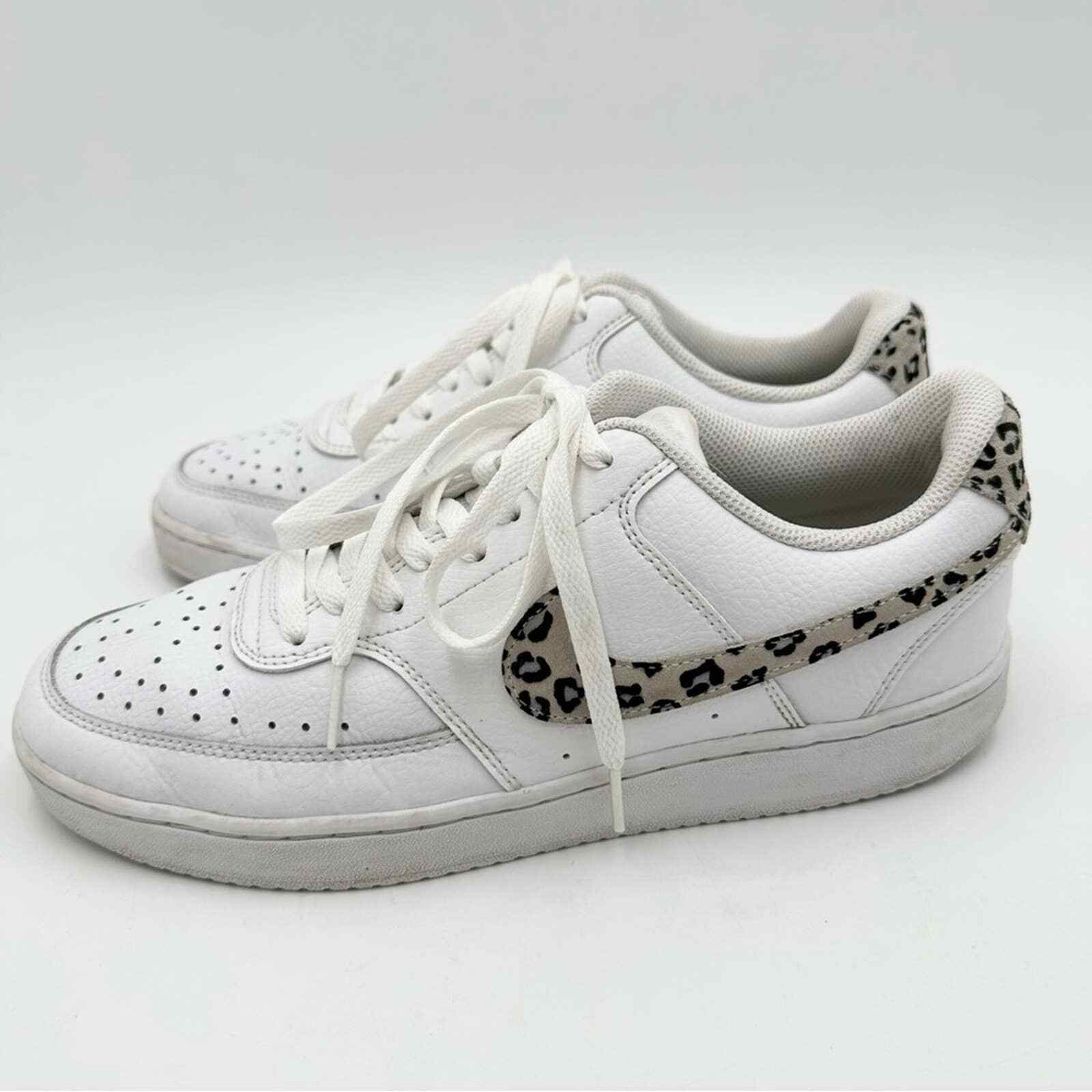 Nike Women's Court Vision Low 'Leopard Swoosh DD9665… Gem
