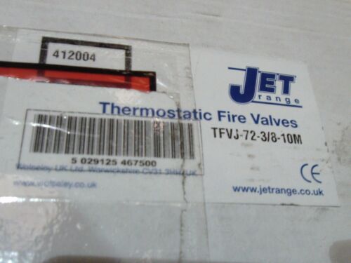 Jet Range Thermostatic Fire Valve TFVJ-72 3/8 - 10M - Picture 4 of 4