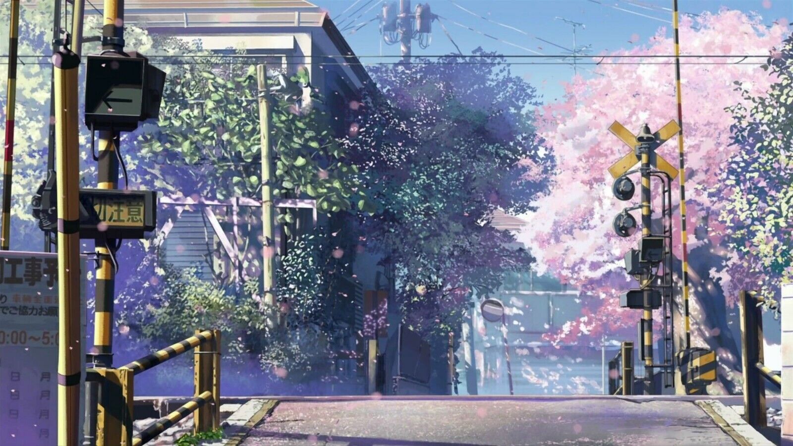 anime background scenery city