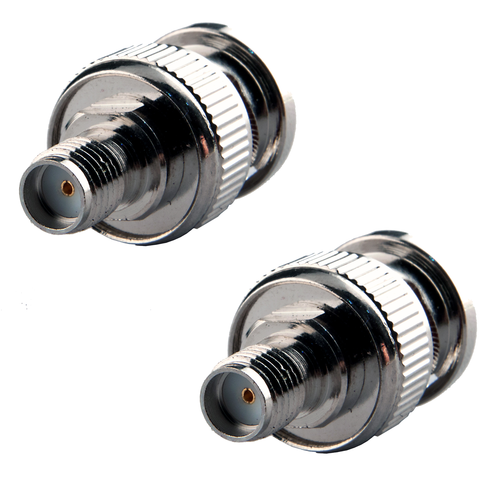 2pc BNC Male-SMA Female Adapter; RTL-SDR Software Defined Radio Adaptor Jack USA - 第 1/4 張圖片