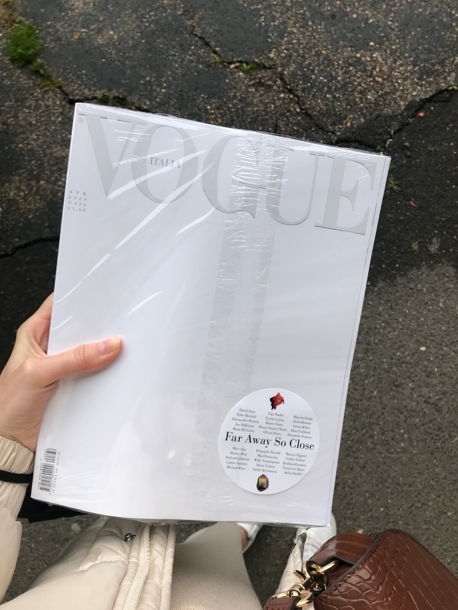 Vogue Italia April 2020 White Edition | eBay