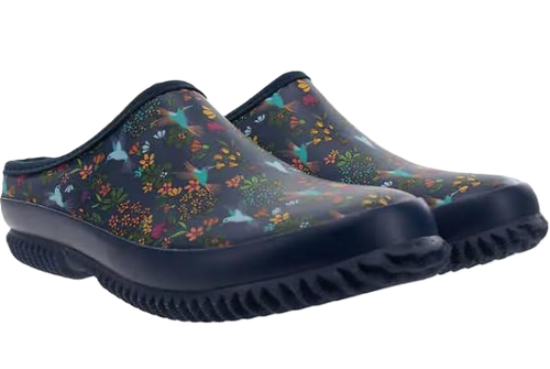 Western Chief Ladies' Garden Clog, Navy Hummingbird Size 6 NEW