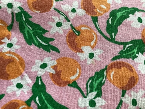 Copricostume Draper James & Lands End arancione e rosa senza maniche tasche taglia media - Foto 11 di 11