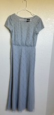 Adrianna papell beaded blouson gown in Glacier blue Size 2