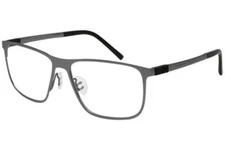 New Porsche Design Eyeglasses Optical Frame P8276 C Gun 57-16-145 w Porsche Case