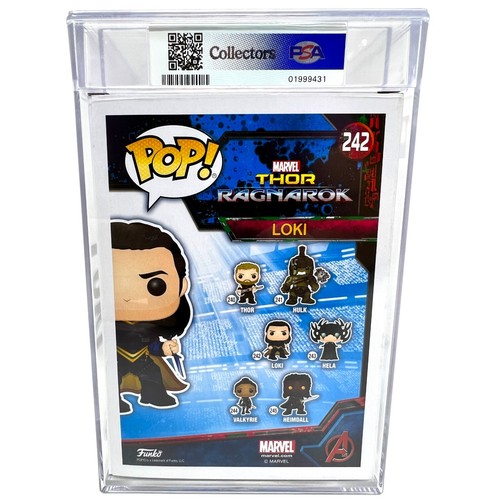 PSA 7.0 Funko Pop! Figura de vinilo Marvel: Thor Ragnarok Loki Sakaarian #242 - Imagen 2 de 6