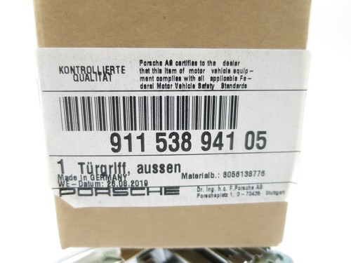 original Porsche 911 Baujahr 69-77 chrom Türgriff links NEU 91153894105 - Picture 3 of 4
