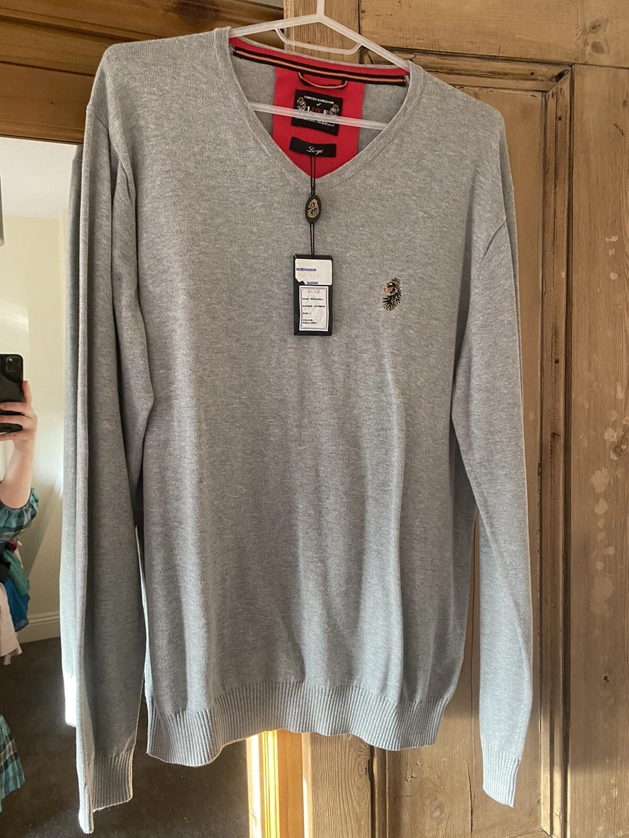 Grey luke shop jumper