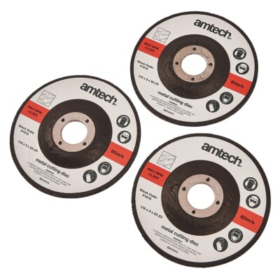3x Metall Trennscheiben 3 mm 115 mm Profi Winkelschleifer Stahl schleifen