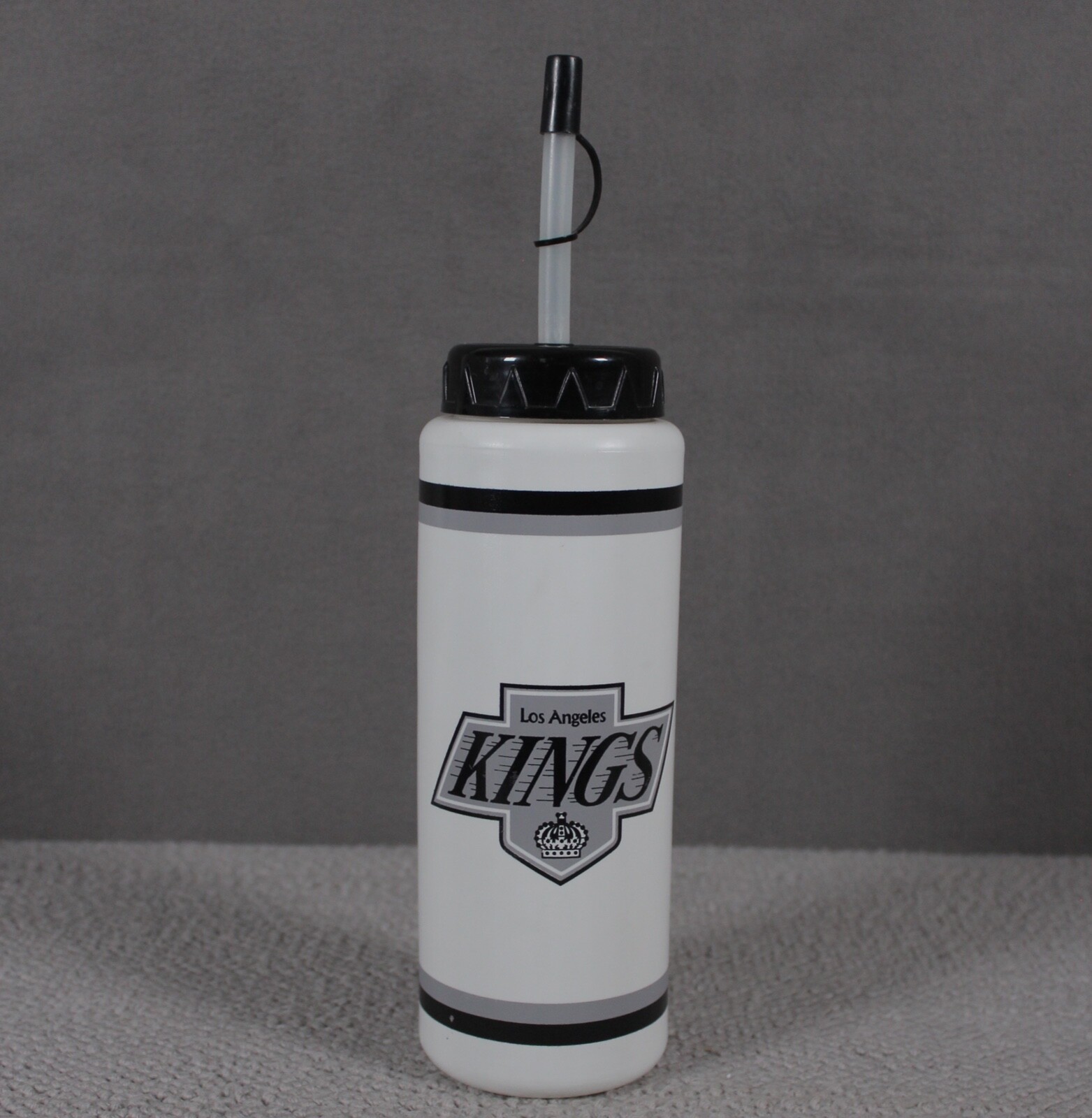 Squeeze Sport Water Bottle With Long Straw