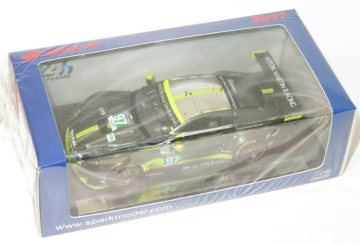 Atlas 1/43 - Maquette Voiture Aston Martin V8 Vantage GTE Le Mans 2017 #97 (diecast)