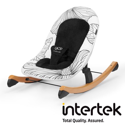 Kinderkraft Babyliege FINIO Babywippe aus Holz Licht Liegefunktion Farben