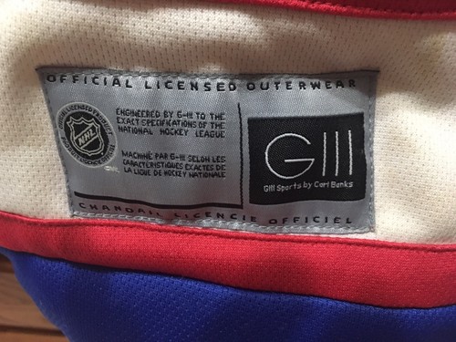 G-III NY Rangers Quilted Jacket / Sweatshirt ( Men's size Large ) - Picture 6 of 9
