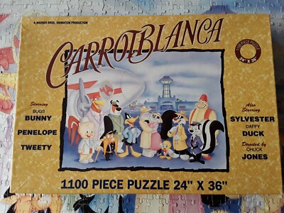 Warner Bros Looney Tunes ''Carrotblanca'' 1100 Pc Puzzle Directed By Chuck Jones