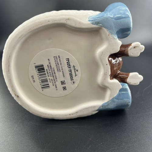 Hallmark Frosty Friends Jar Eskimo Husky Dog Christmas Retired Cookie Candy - Picture 16 of 24