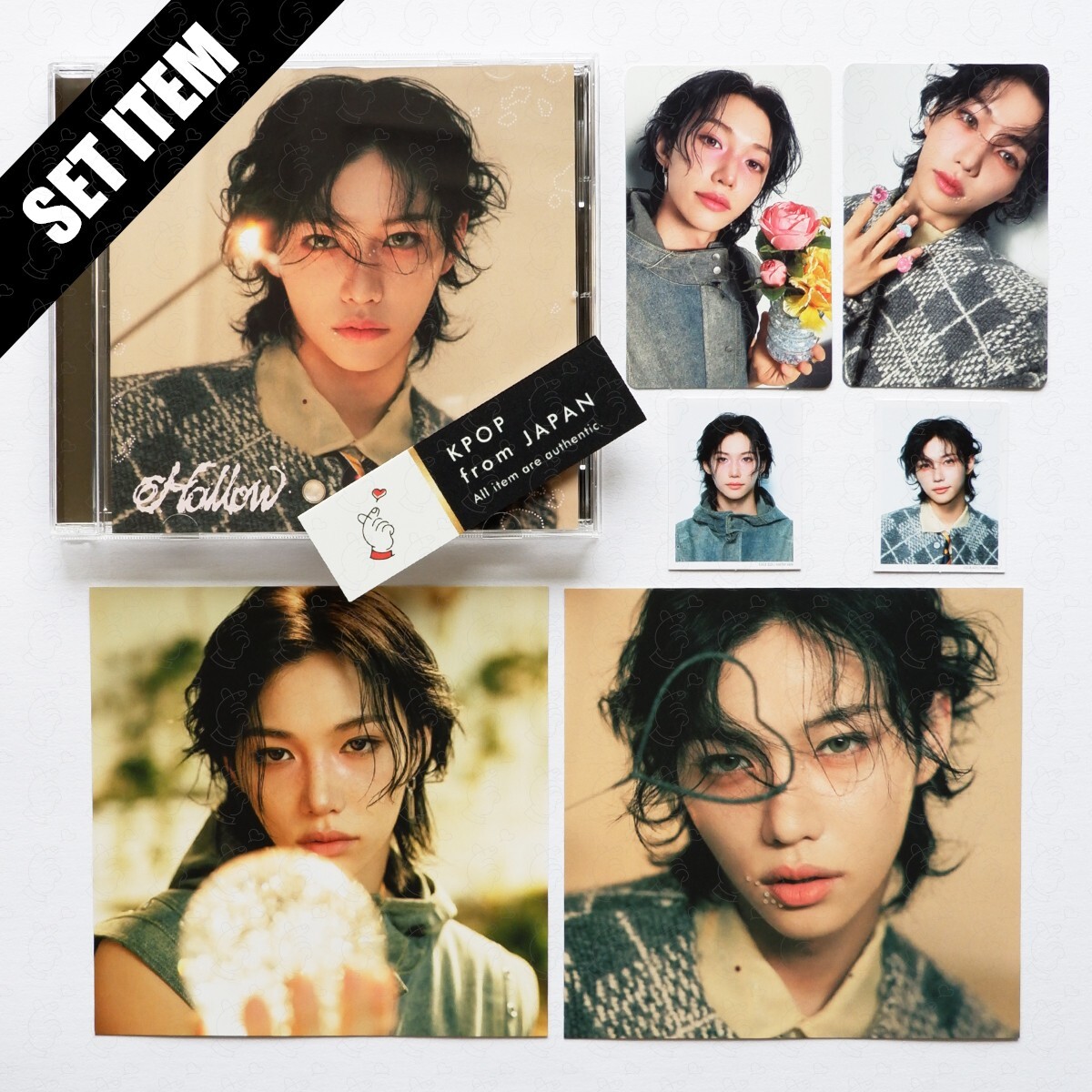 STRAY KIDS Hollow JAPAN SOLO ver. COMPLETE SET OPENED CD +