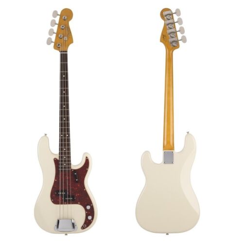 Fender Made in Japan Hama Okamoto Precision Bass Olympic White with Gig Bag - Afbeelding 1 van 8