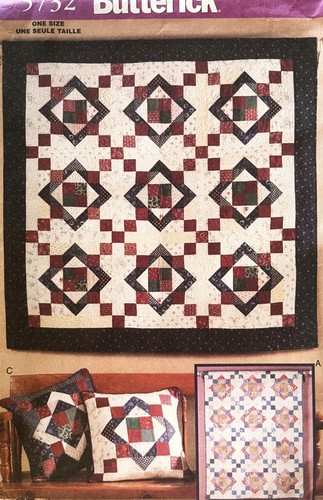 Patrón de edredón Butterick Aunt Nancy's 5732 sin cortar - Imagen 1 de 2