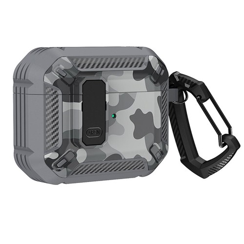 Camouflage Earphone Case Cover For Apple Airpods Pro 2 3 Shockproof w/Ring Clip - Picture 26 of 28